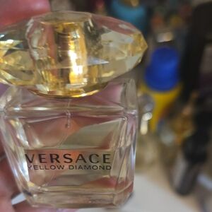 Versace Yellow Diamond Mini Perfume Bottle - Pale Yellow